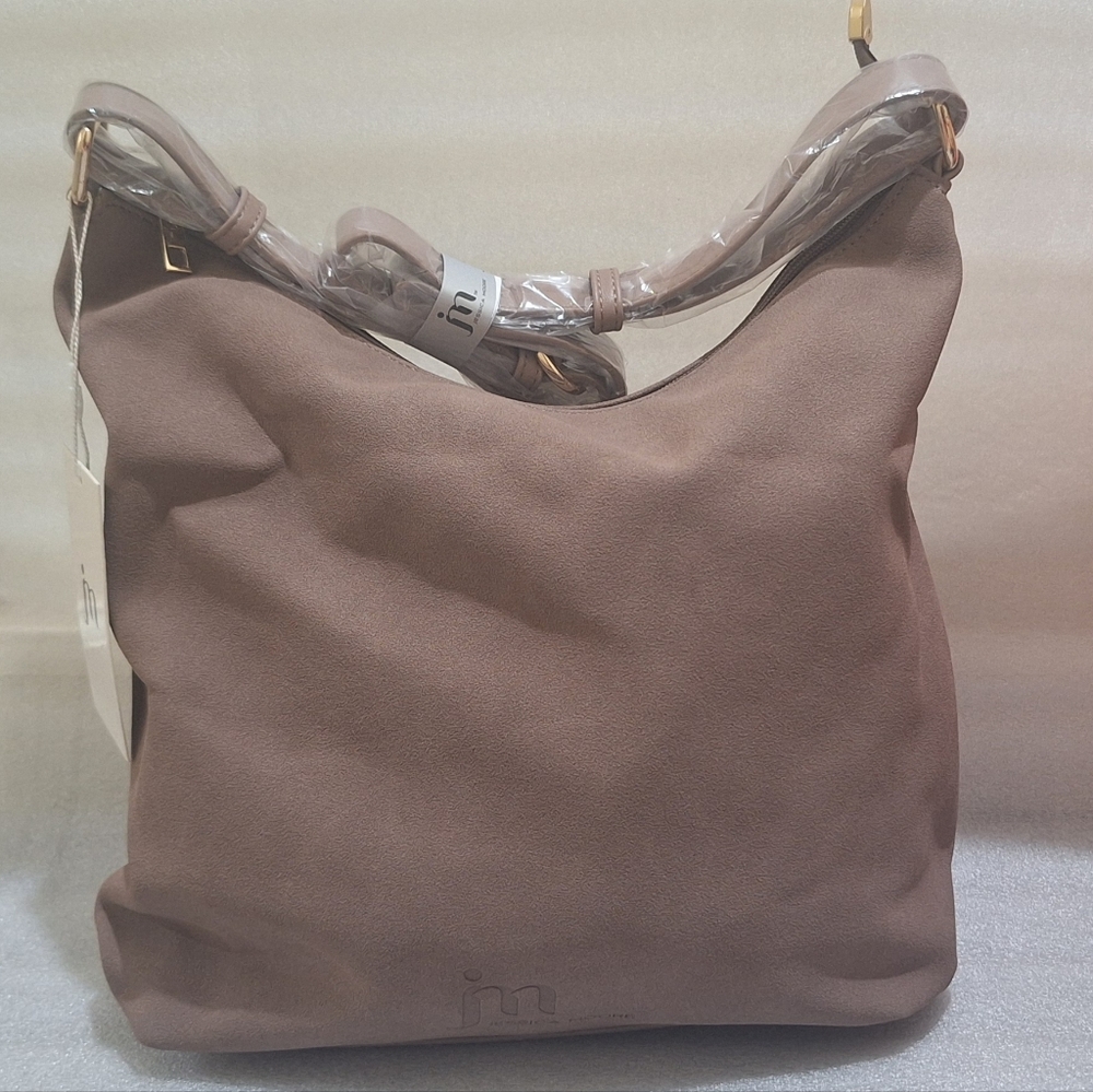 Jessica Moore Suede Hobo Bag